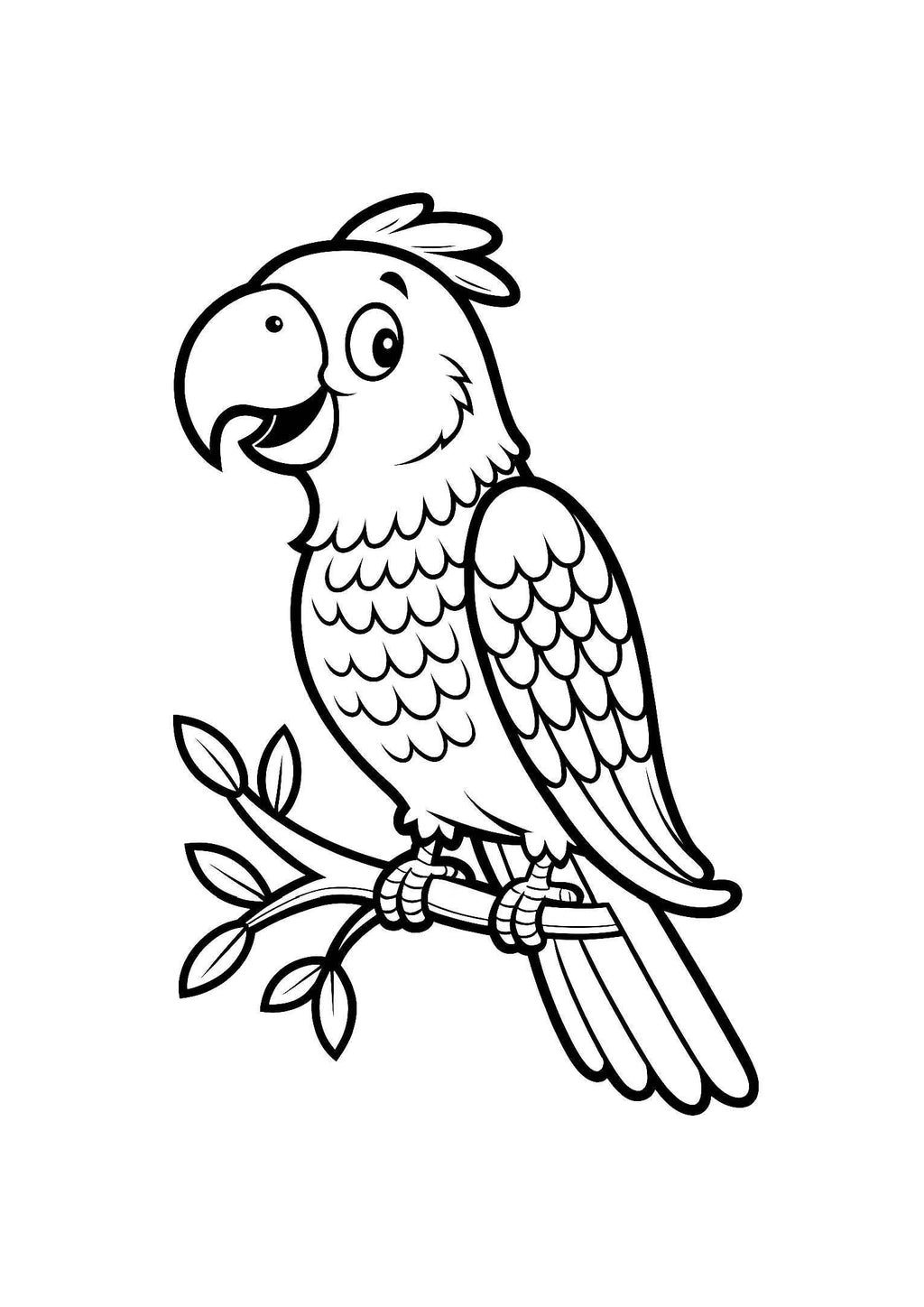 Birds of the World Coloring Book for Kids – 20 Printable A4 Pages – Beautiful and Educational Bird Illustrations – Digital PDF Download