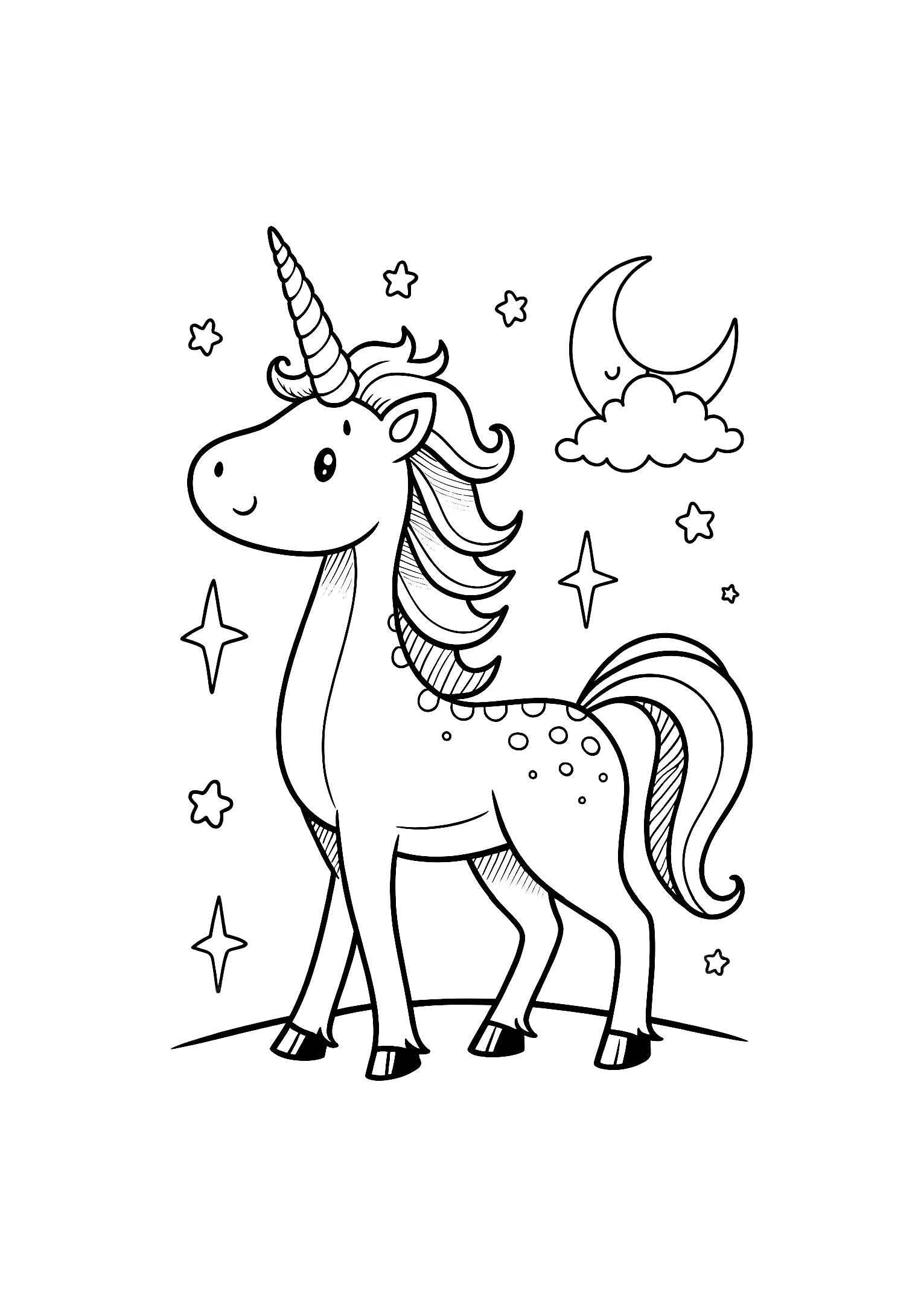 Mythical Creatures Coloring Book for Kids – 20 Printable A4 Pages – Magical and Enchanting Fantasy Illustrations – Digital PDF Download