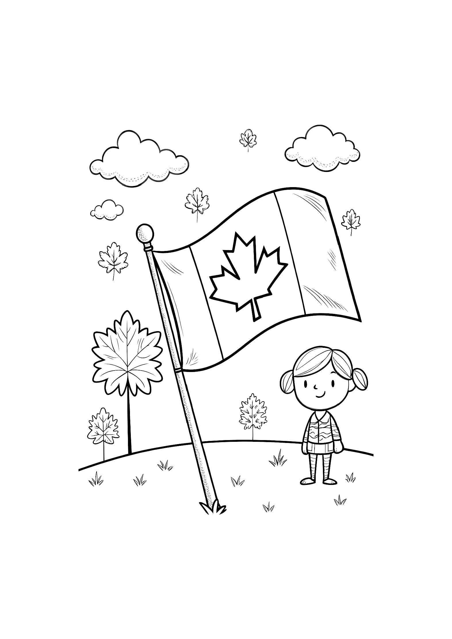World Flags Coloring Book for Kids – 20 Printable A4 Pages – Educational Flag Illustrations – Digital PDF Download