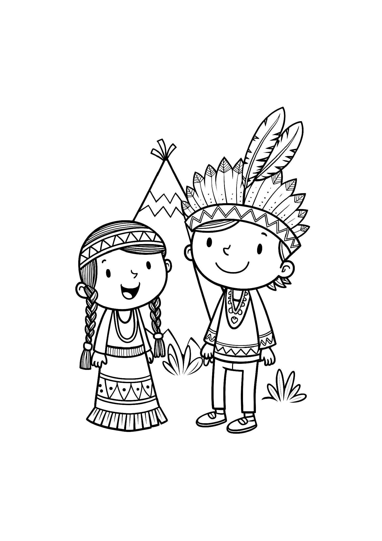 Native Cultures Coloring Book for Kids – 20 Printable A4 Pages – Explore Diverse Traditions and Heritage – Digital PDF Download