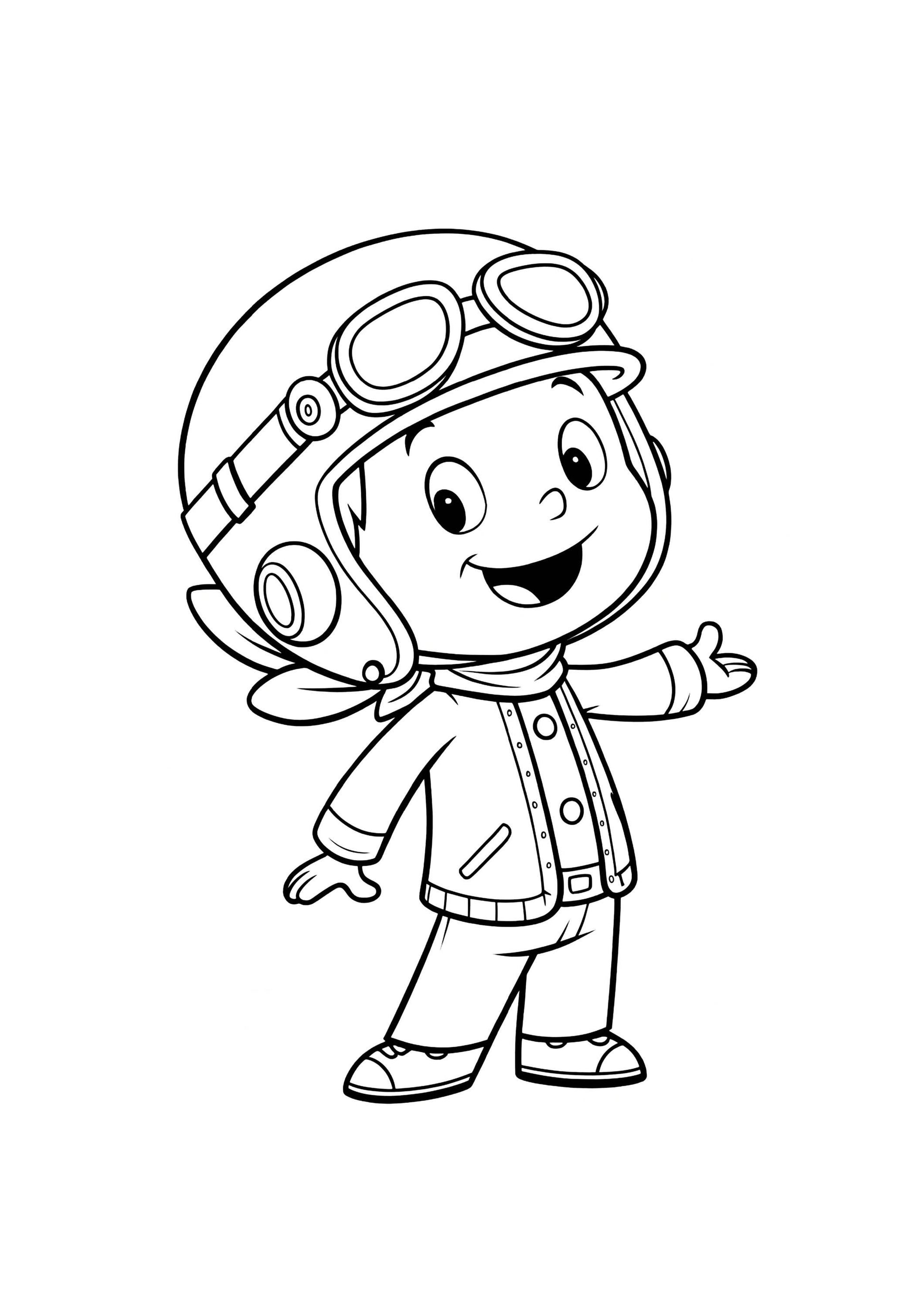 Pilot Coloring Book for Kids – 25 Printable A4 Pages – Fun Aviation and Pilot Illustrations – Digital PDF Download