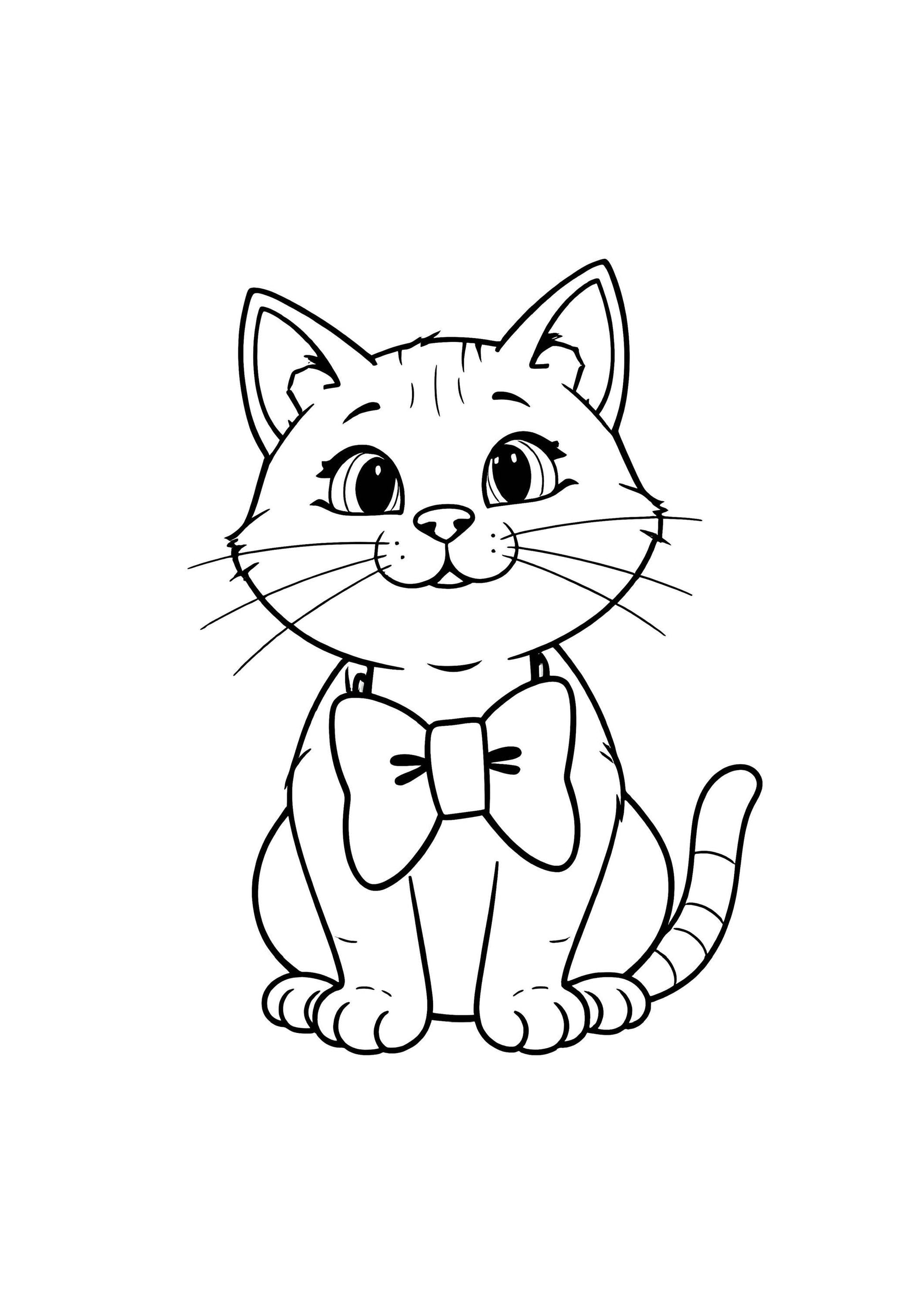 Cat Coloring Book for Kids – 50 Printable A4 Pages – Cute and Fun Cat Illustrations – Digital PDF Coloring Activity