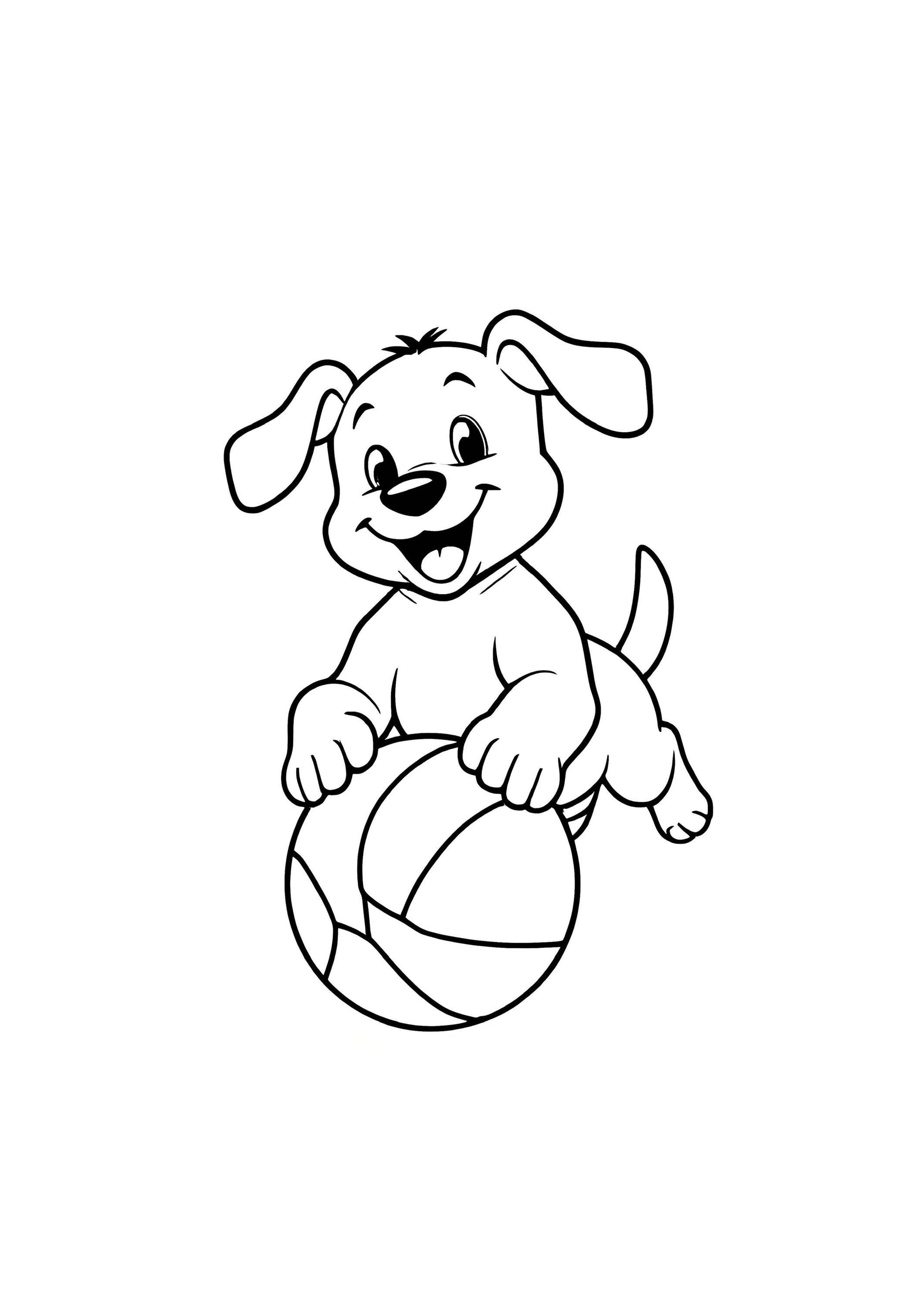 Dog Coloring Book for Kids – 50 Printable A4 Pages – Cute and Fun Dog Illustrations – Digital PDF Download
