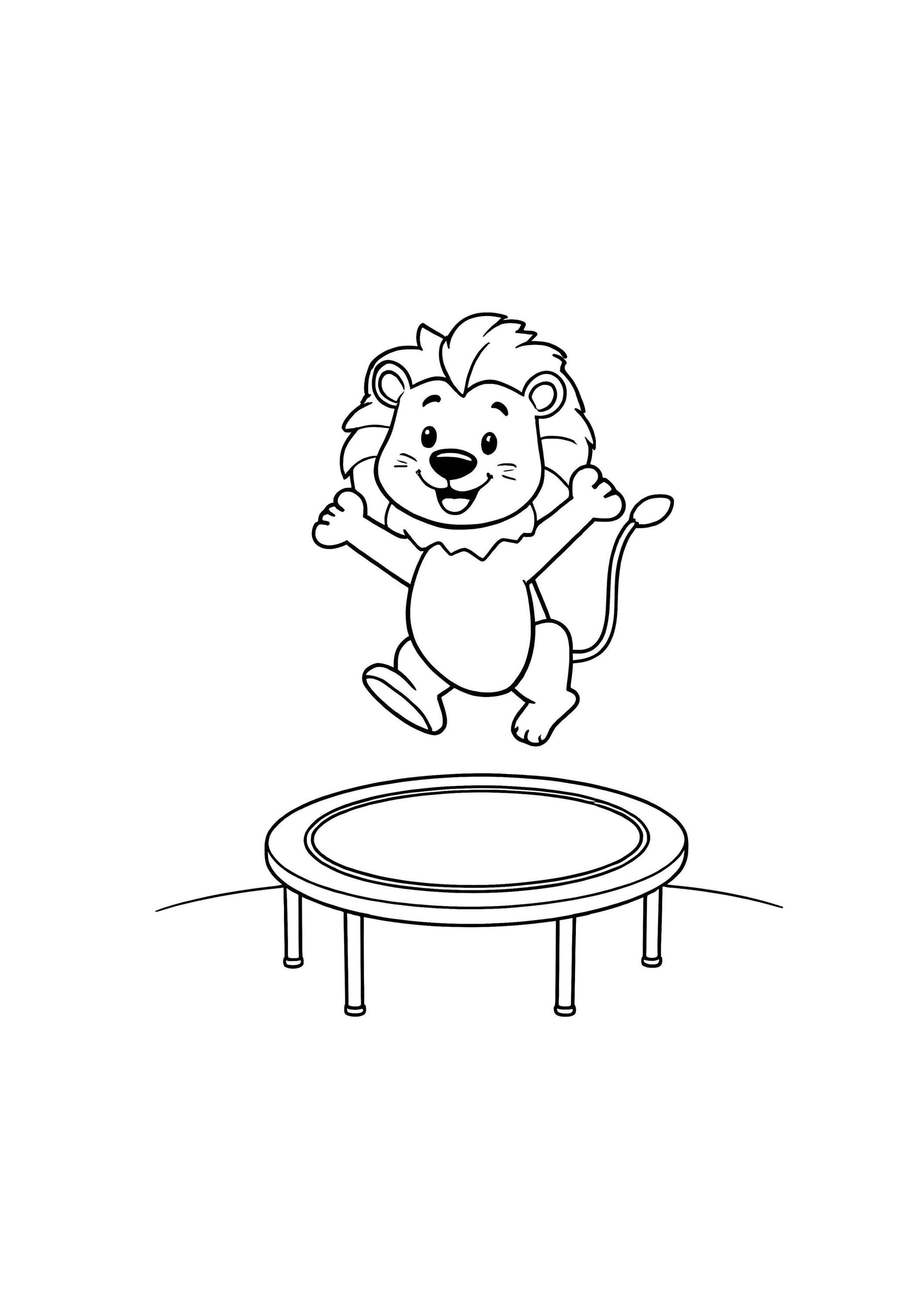 Lion Coloring Book for Kids – 50 Printable A4 Pages – Majestic and Fun Lion Illustrations – Digital PDF Download
