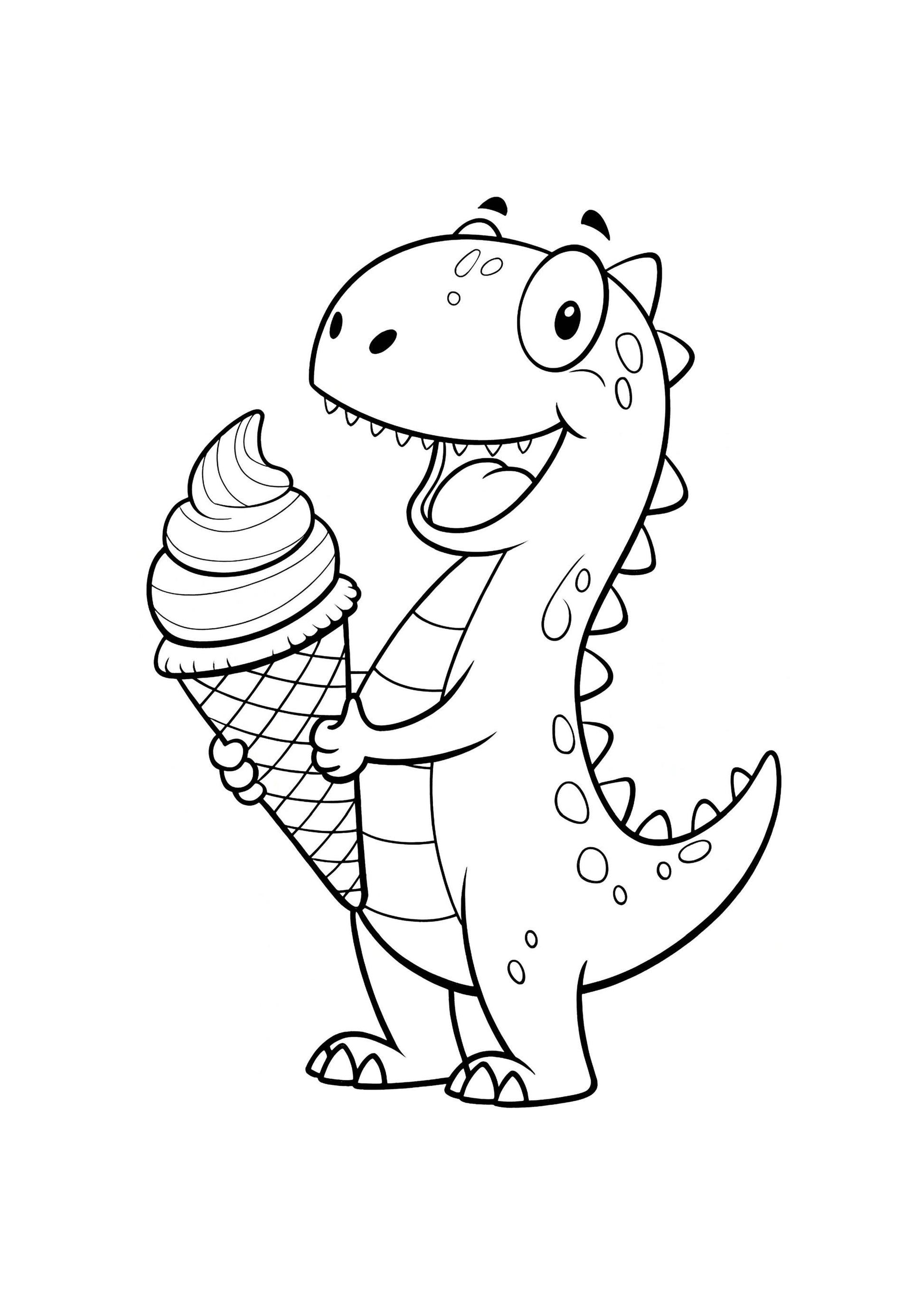 Dino Coloring Book for Kids – 70 Printable A4 Pages – Fun Dinosaur Illustrations – Digital PDF Download