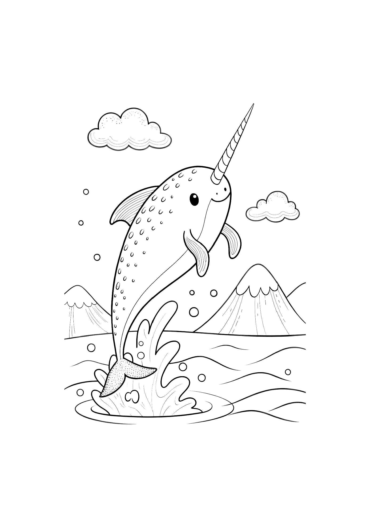 Arctic Animals Coloring Book for Kids – 20 Printable A4 Pages – Cute and Educational Polar Animal Illustrations – Digital PDF Download