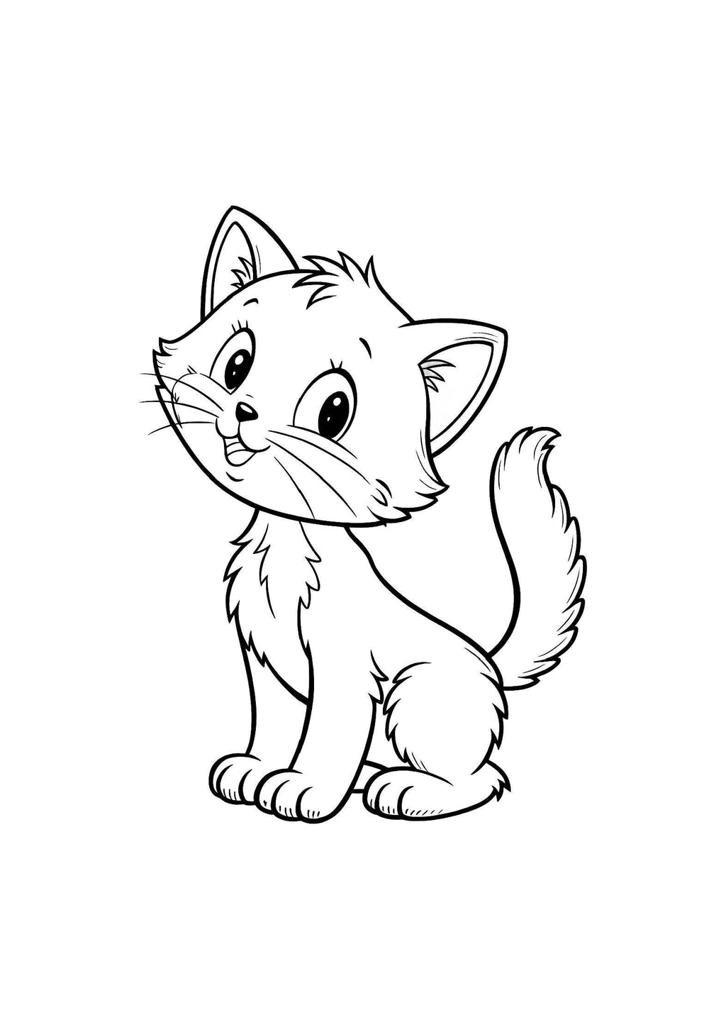 Baby Animals Coloring Book for Kids – 20 Printable A4 Pages – Adorable and Cute Baby Animal Illustrations – Digital PDF Download