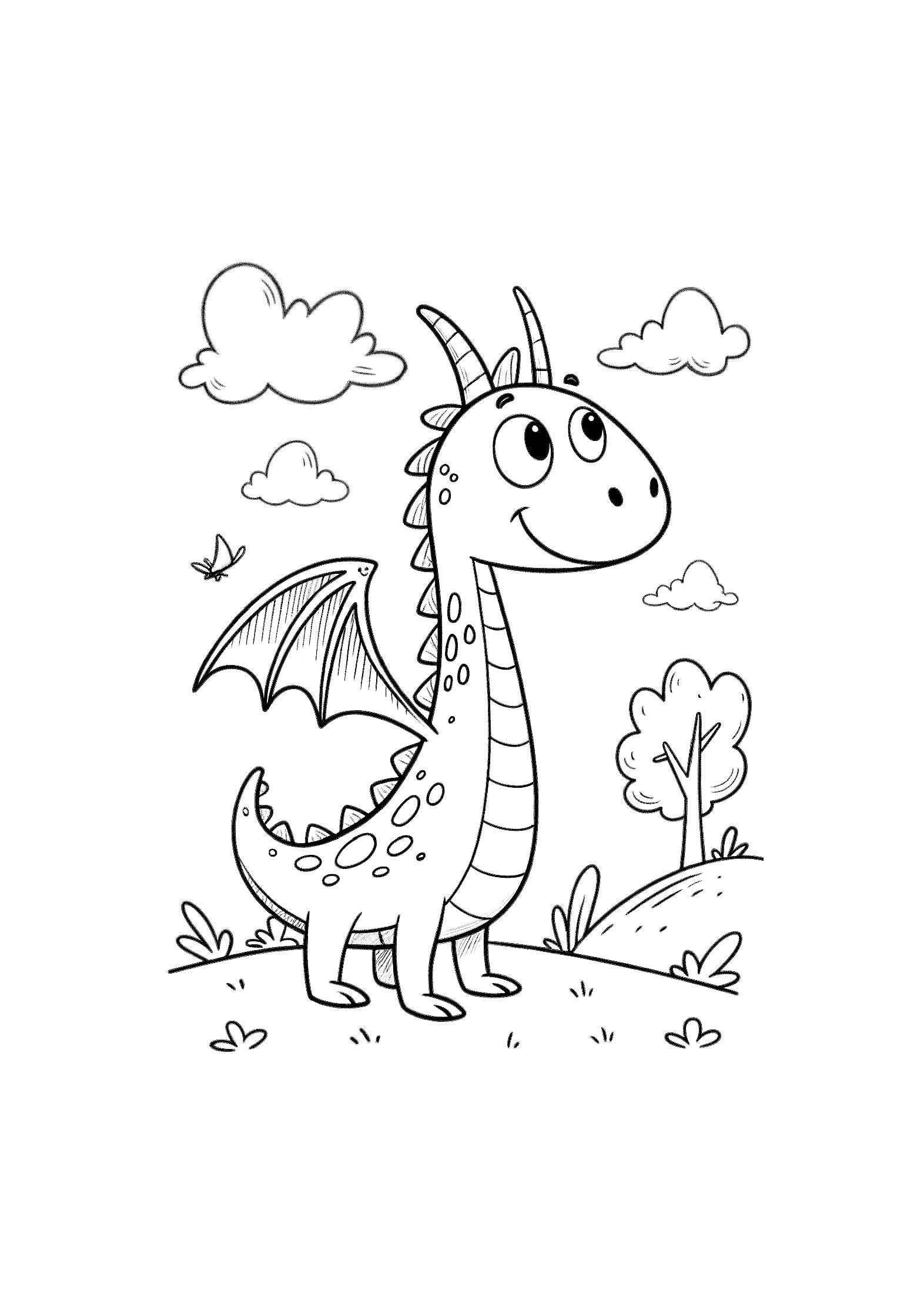 Imaginary Creatures Coloring Book for Kids – 20 Printable A4 Pages – Magical and Creative Fantasy Illustrations – Digital PDF Download