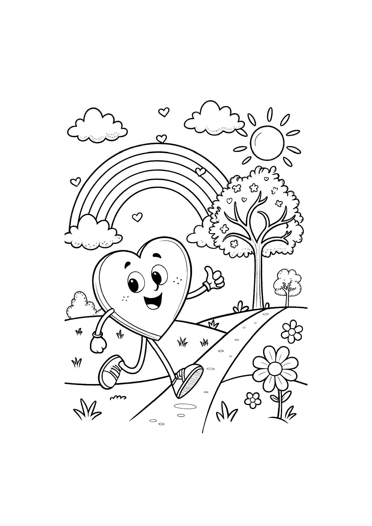 Valentine’s Day Coloring Book for Kids – 20 Printable A4 Pages | Digital PDF Download