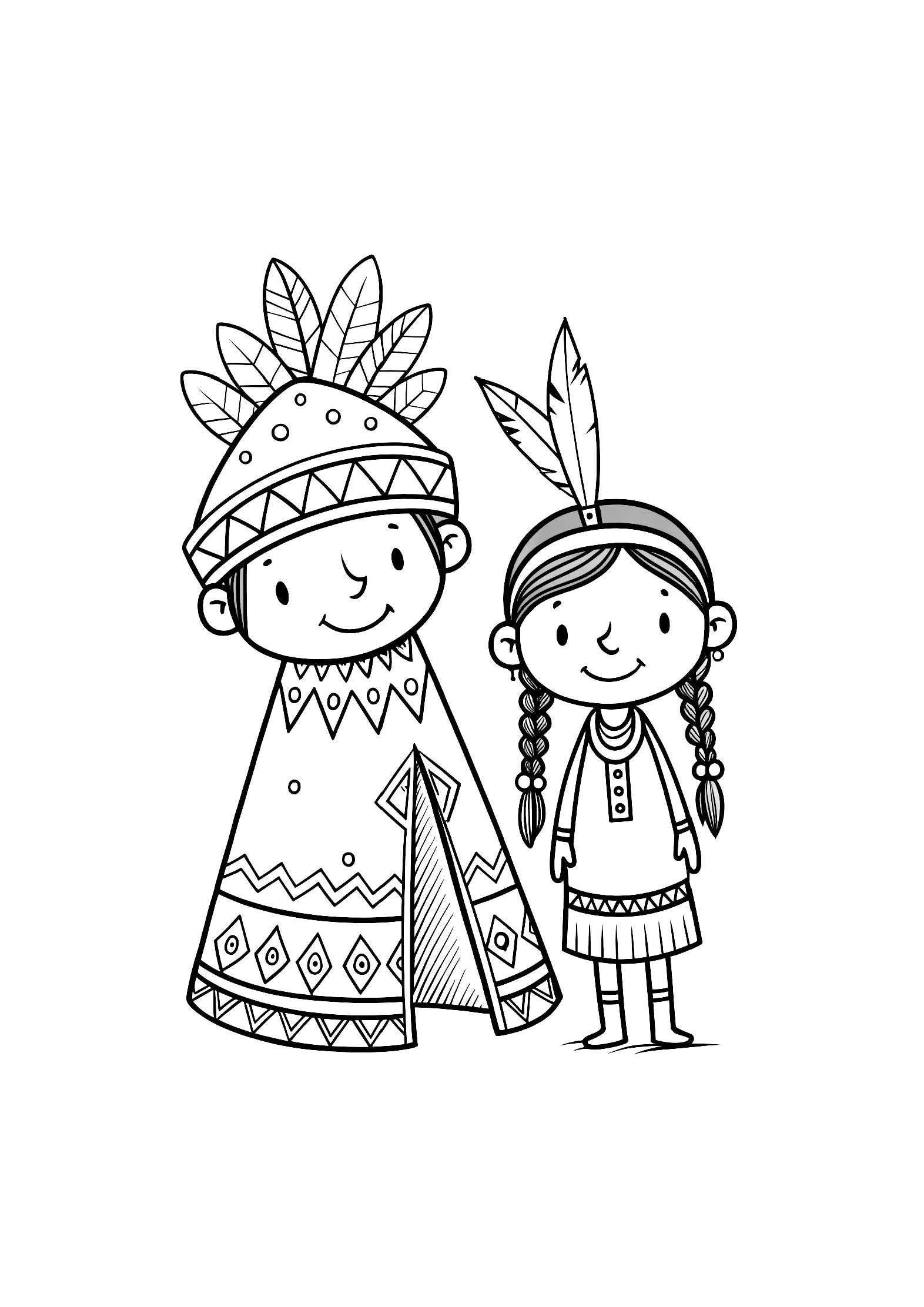 Native Cultures Coloring Book for Kids – 20 Printable A4 Pages – Explore Diverse Traditions and Heritage – Digital PDF Download