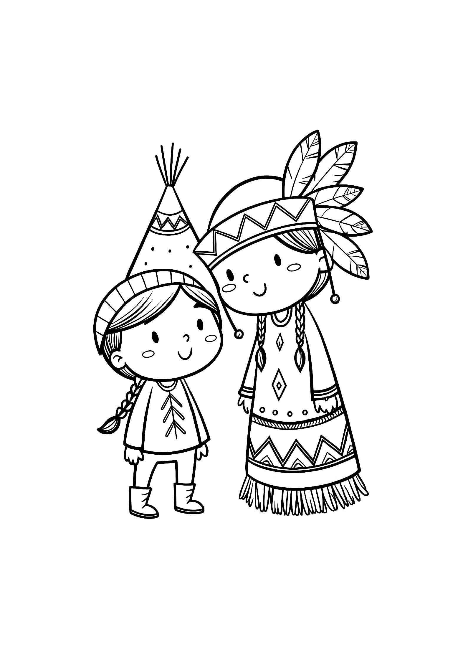 Native Cultures Coloring Book for Kids – 20 Printable A4 Pages – Explore Diverse Traditions and Heritage – Digital PDF Download