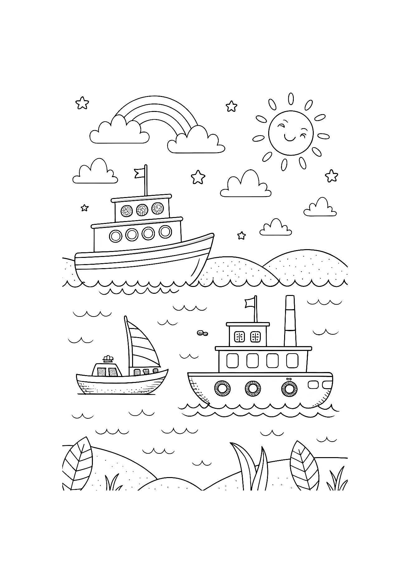 Shapes & Patterns Coloring Book for Kids – 20 Printable A4 Pages – Fun and Educational Coloring Pages – Digital PDF Download