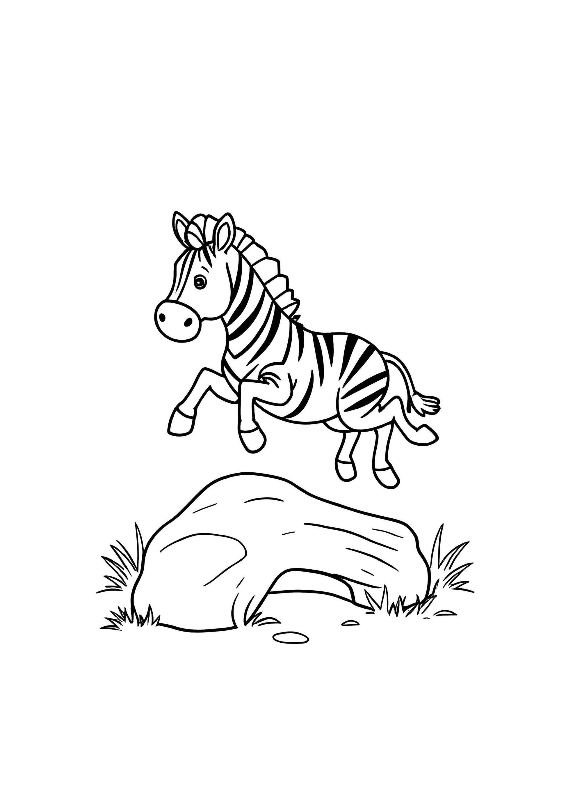 Zebra Coloring Book for Kids – 15 Printable A4 Pages – Fun and Educational Zebra Illustrations – Digital PDF Download