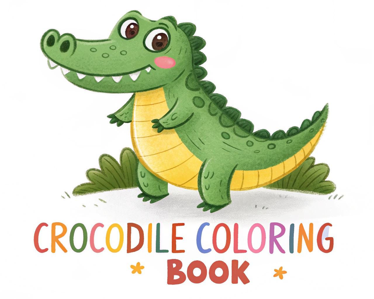 Crocodile Coloring Book for Kids | Printable Jungle & Animal Activity Sheets | Digital Download for Toddlers Preschoolers