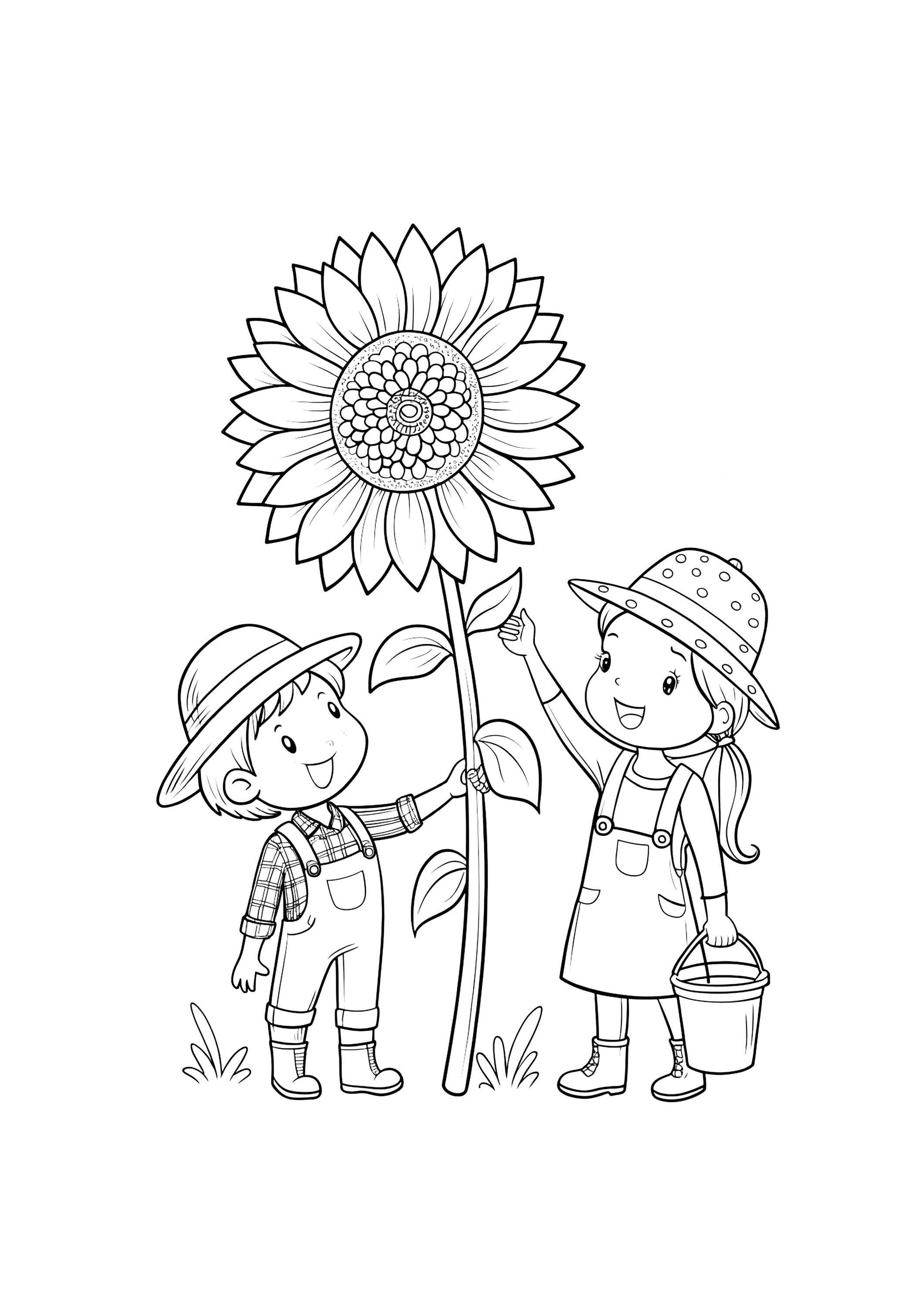 Farmer Coloring Book for Kids – 44 Printable A4 Pages – Fun Farming and Agriculture Illustrations – Digital PDF Download