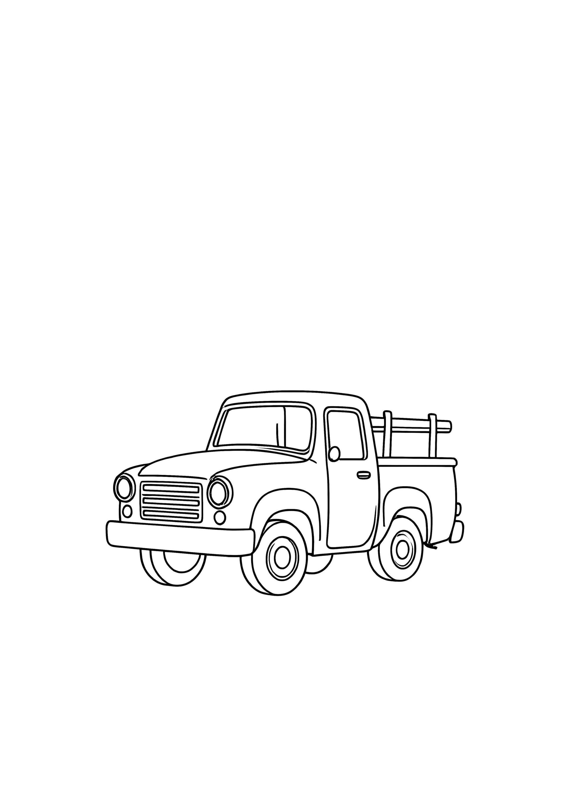 Farming Vehicle Coloring Book for Kids – 50 Printable A4 Pages – Tractors and Farm Machinery – Digital PDF Download