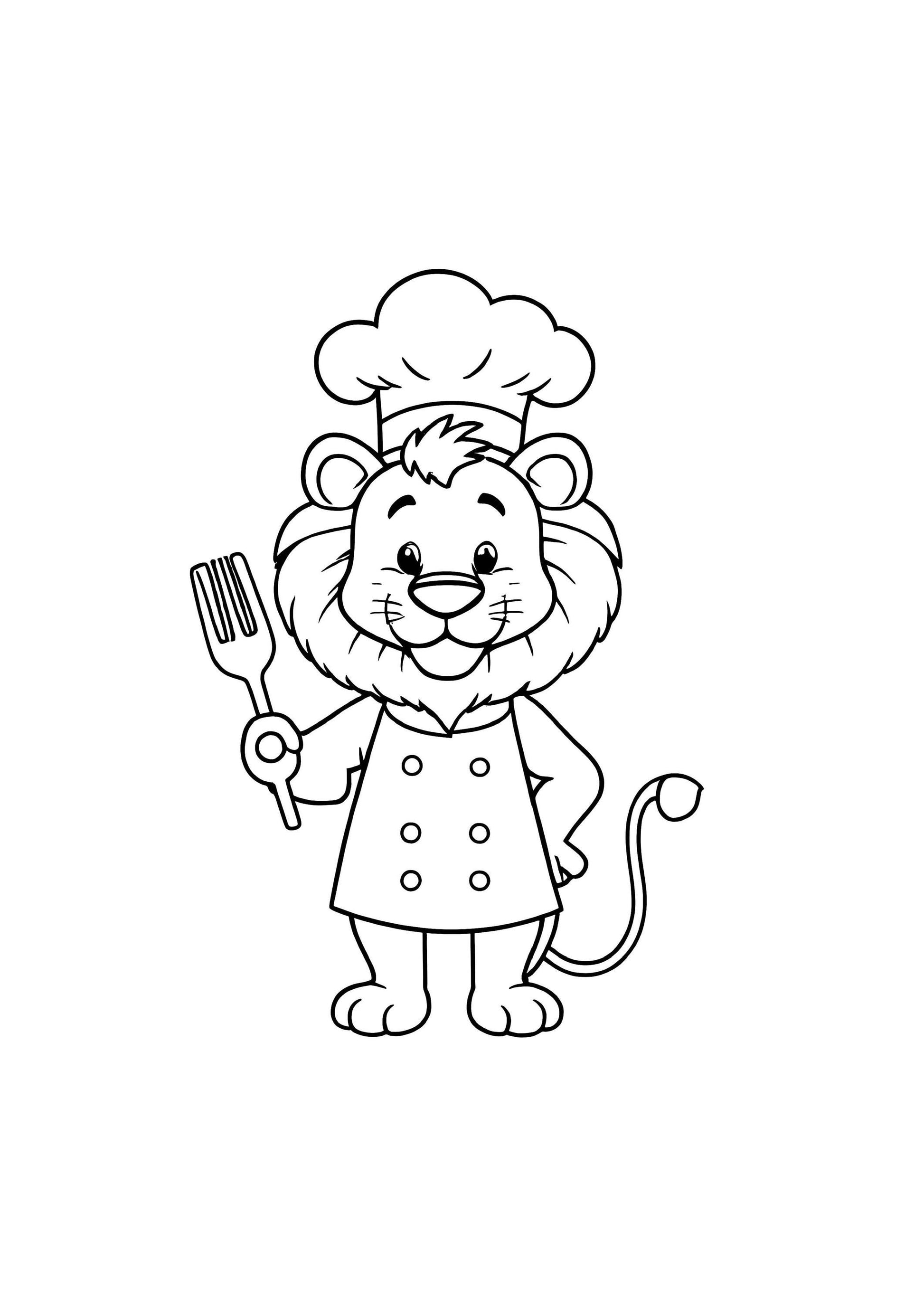 Lion Coloring Book for Kids – 50 Printable A4 Pages – Majestic and Fun Lion Illustrations – Digital PDF Download