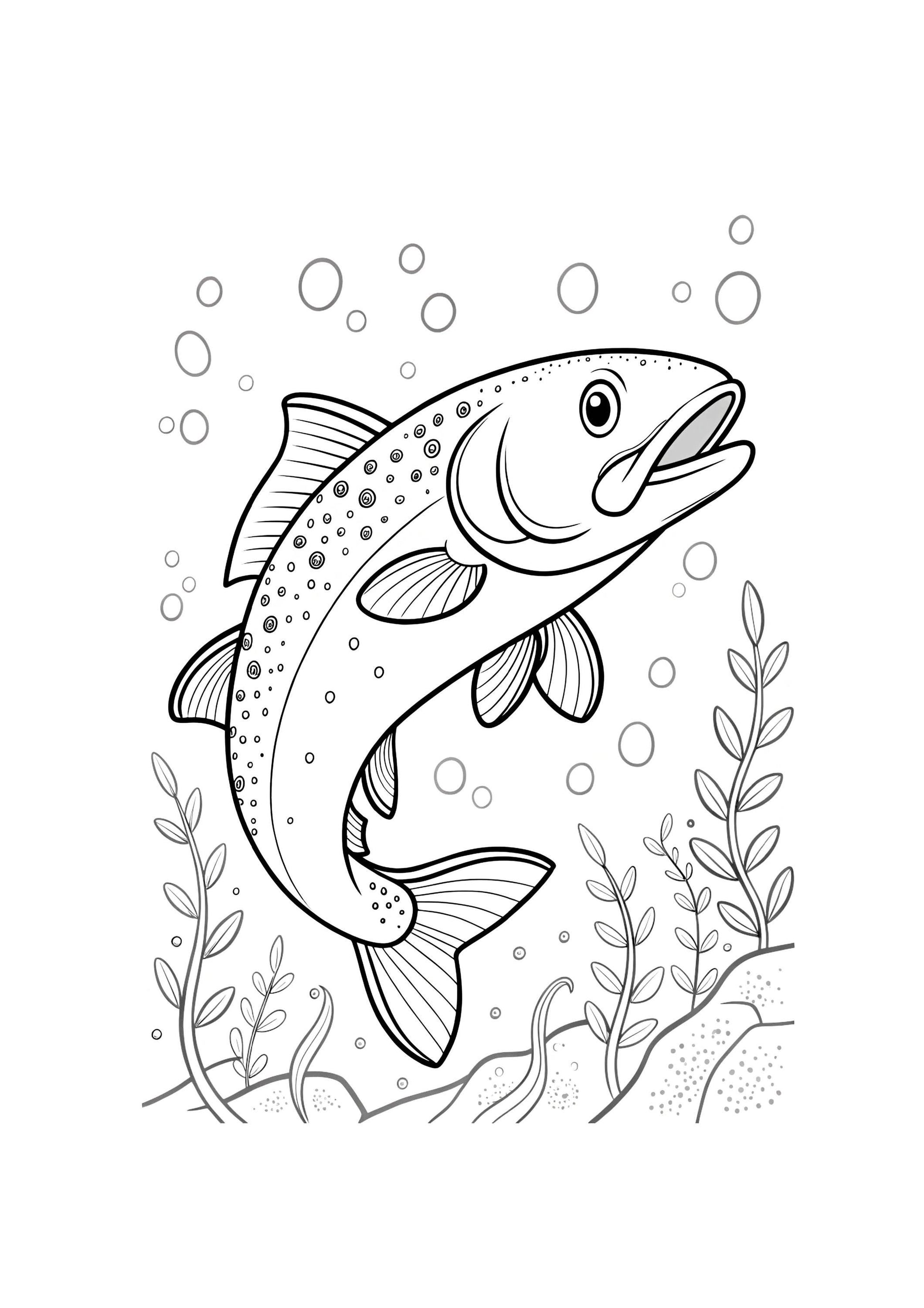 Sea Coloring Book for Kids – 85 Printable A4 Pages – Underwater and Ocean Life Illustrations – Digital PDF Download